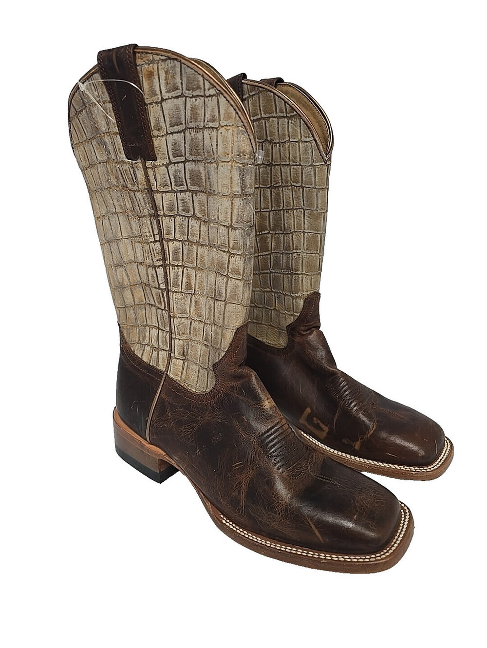 Shyanne Women's Wilder Western Boot Wide Square Toe -Bbshysp20p6-2 Brown 8.5M